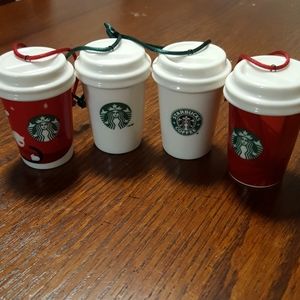 Starbucks Holiday Ornaments